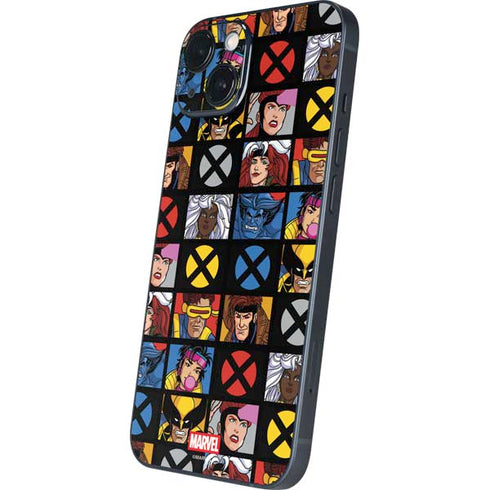 Marvel X-Men Pattern iPhone 14 Plus Skin